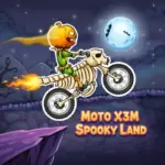 Moto x3m Spooky Land